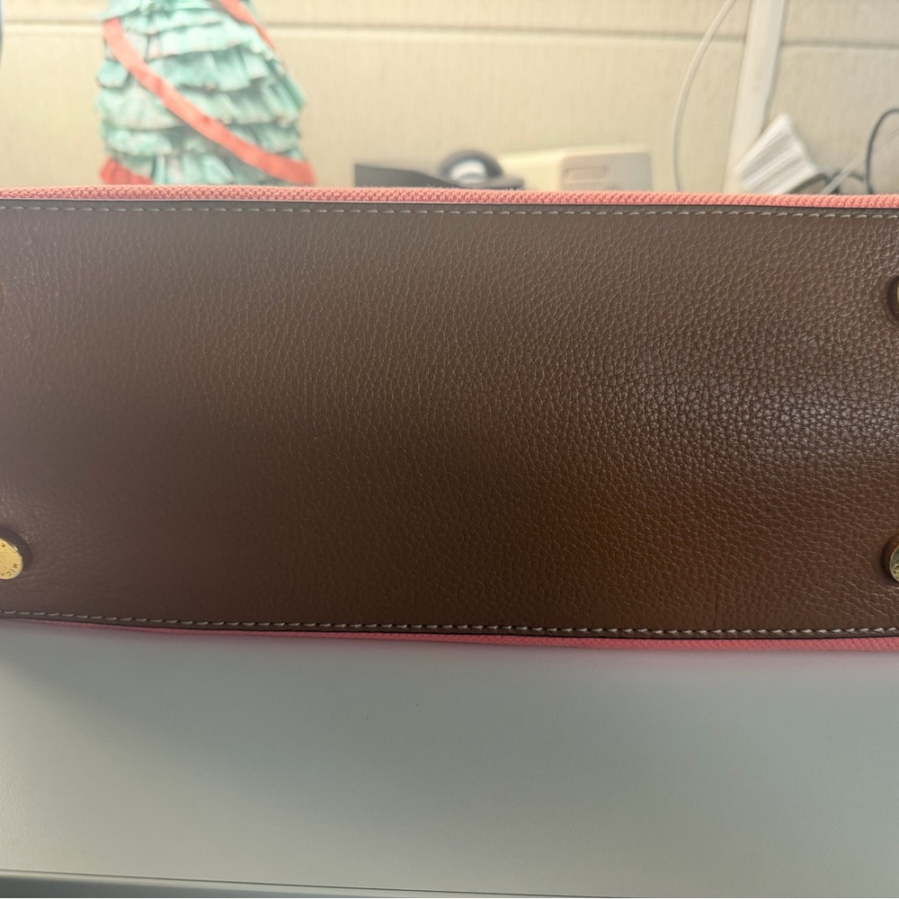 Michael Kors Pink and Brown Tote Bag - Picture 5 of 6